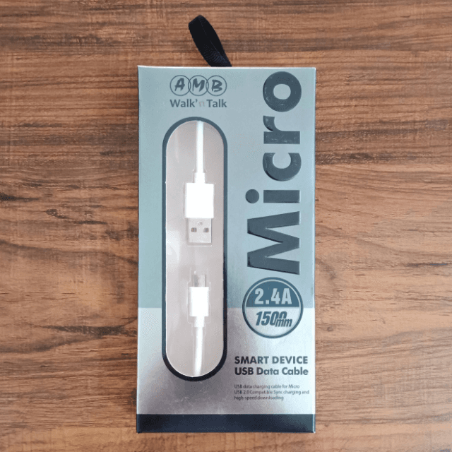 AMB 2.4 Amp Micro USB Fast Charging / Data Cable