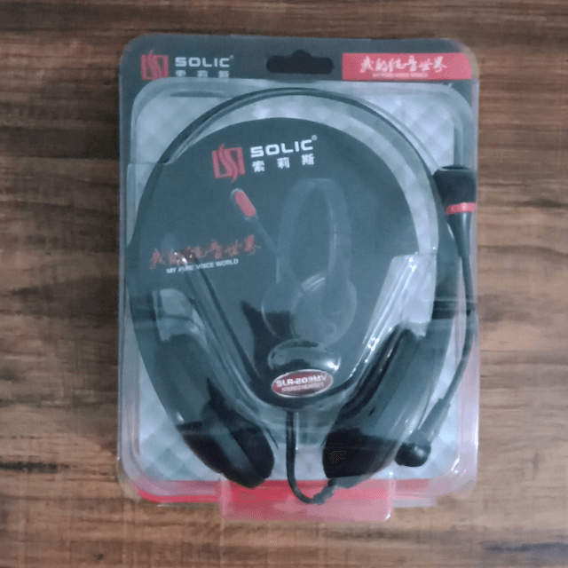 Solic SLR 203MV Headphones with Mic