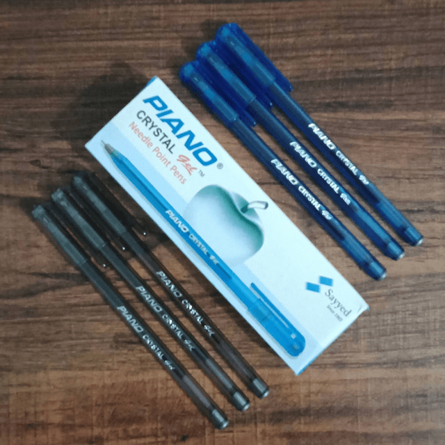 PIANO Crystal Gel Pen (Pack Of 10)