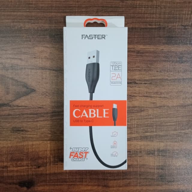 FASTER O3 Lite (Fast Charging Cable Type C)