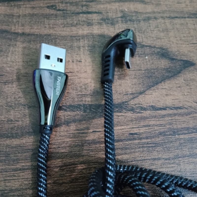 FASTER FC-90 Right Angle Game Cable (Type C)