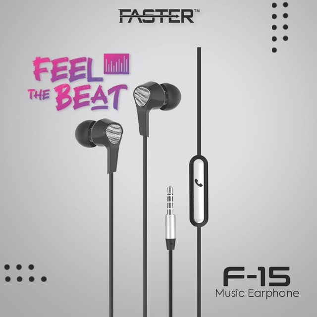 FASTER F15 Universal Music Handsfree