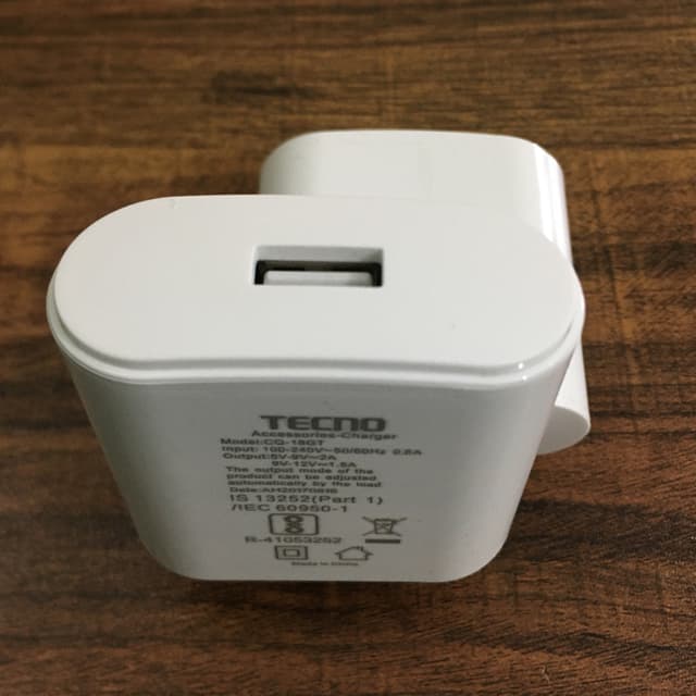 Tecno Original Fast Charger (Adaptor Only)