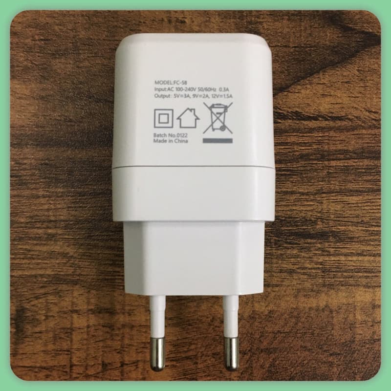 FASTER FC-58 Fast Charging Wall Adaptor 18W QC 3.0
