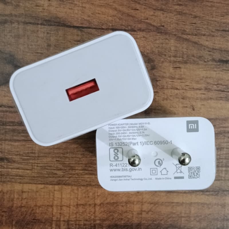 MI 33 Watt Original Charger - 100 % Original MI Charger