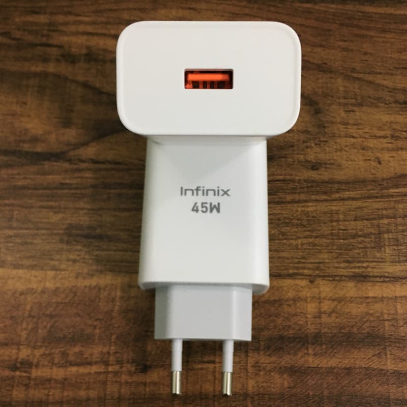 Infinix 45 Watt Original Charger - Infinix 45 Watt Box Pulled Adaptor