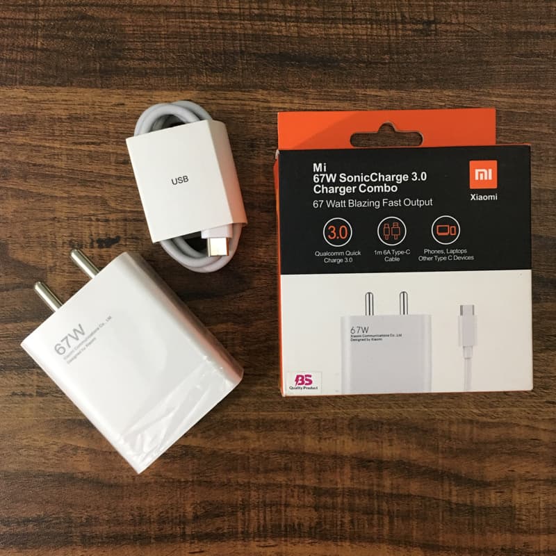 MI 67W SonicCharger 3.0 Charger Combo (Dubai Stock)