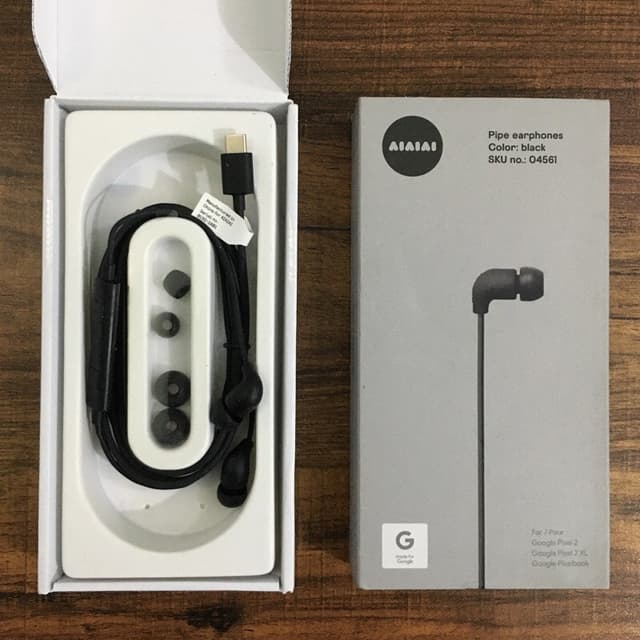 Google AIAIAI USB Type C Pipe 2.0 Earphone / Handsfree - Google AIAIAI Type C Handsfree